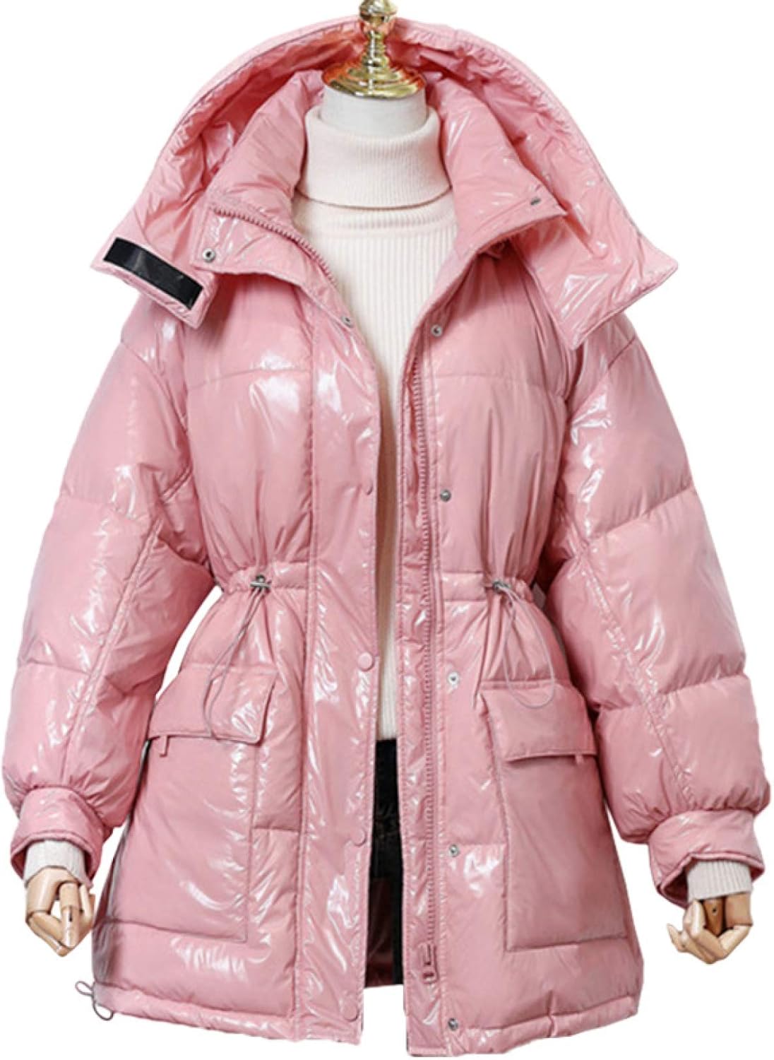 Women's Warm Puffer Jacket Women's Down Ski Jacket Women's Down Puffer