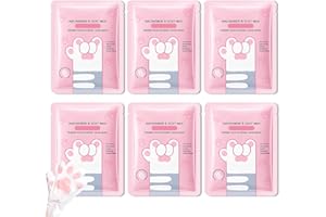 LINGHAOLH Hydrating Hand Masks, 6PCS Hand Mask Moisturizing Gloves for Men Women, Smooth Long Lasting Soft Exfoliating Hand Peeling Spa Mask Moisturizer Beauty Gift Set for Dry Cracked Rough Dull Hands（C)