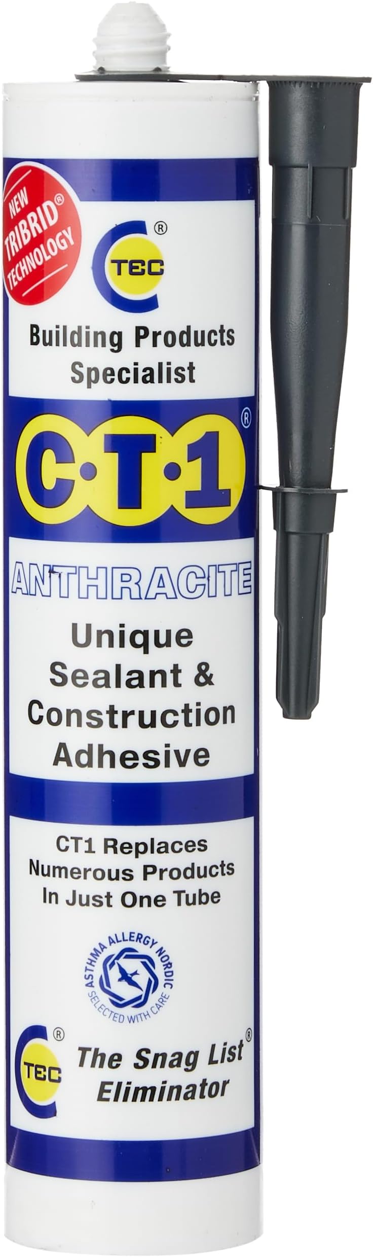 CT1 Anthracite TRIBRID Multi Purpose Sealant & Adhesive 290ml