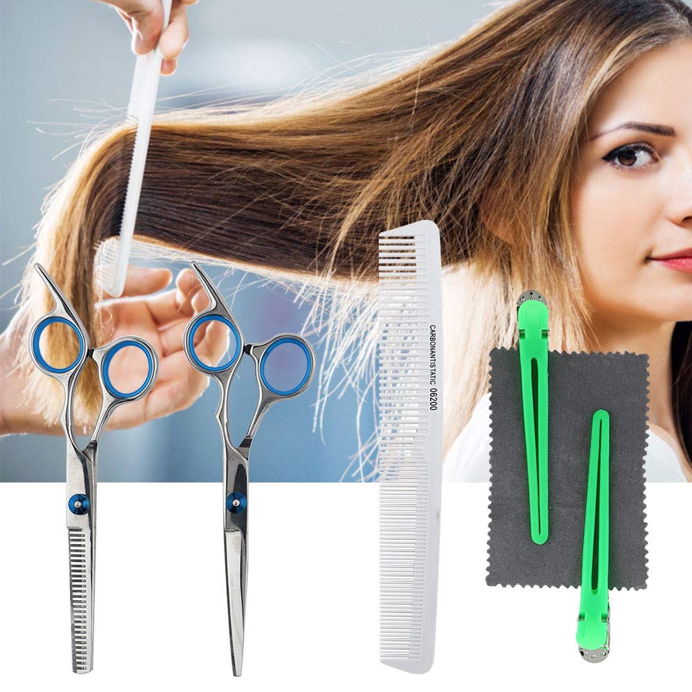how to cut hair with scissors and comb
