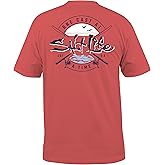 Salt Life Mens One Cast at a Time Short Sleeve Tee