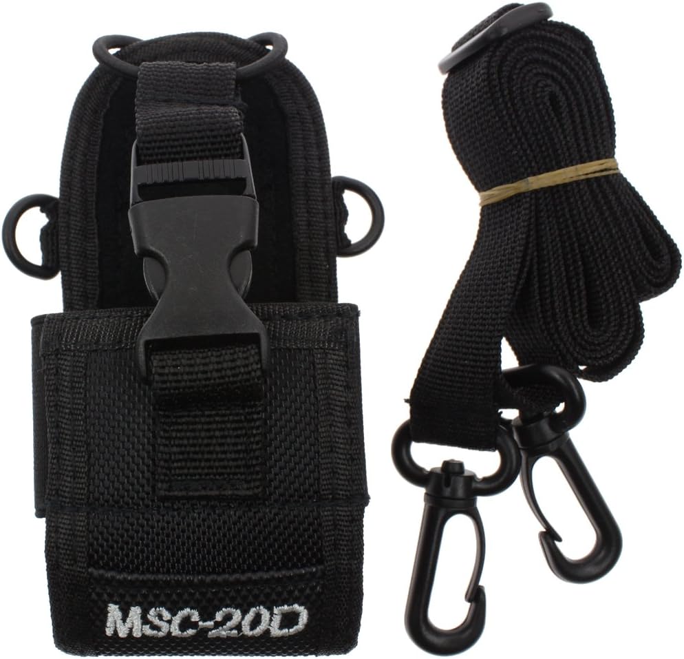 AOERNew Multi-Function Black MSC-20D Nylon Bag Pouch Holster Case for Baofeng Motorola Kenwood Radio