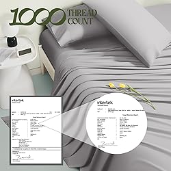 100% Egyptian Cotton Sheets King Size,1000 Thread