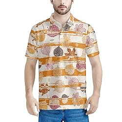 HUGS IDEA Adult Men Short Sleeve Shirts with 3