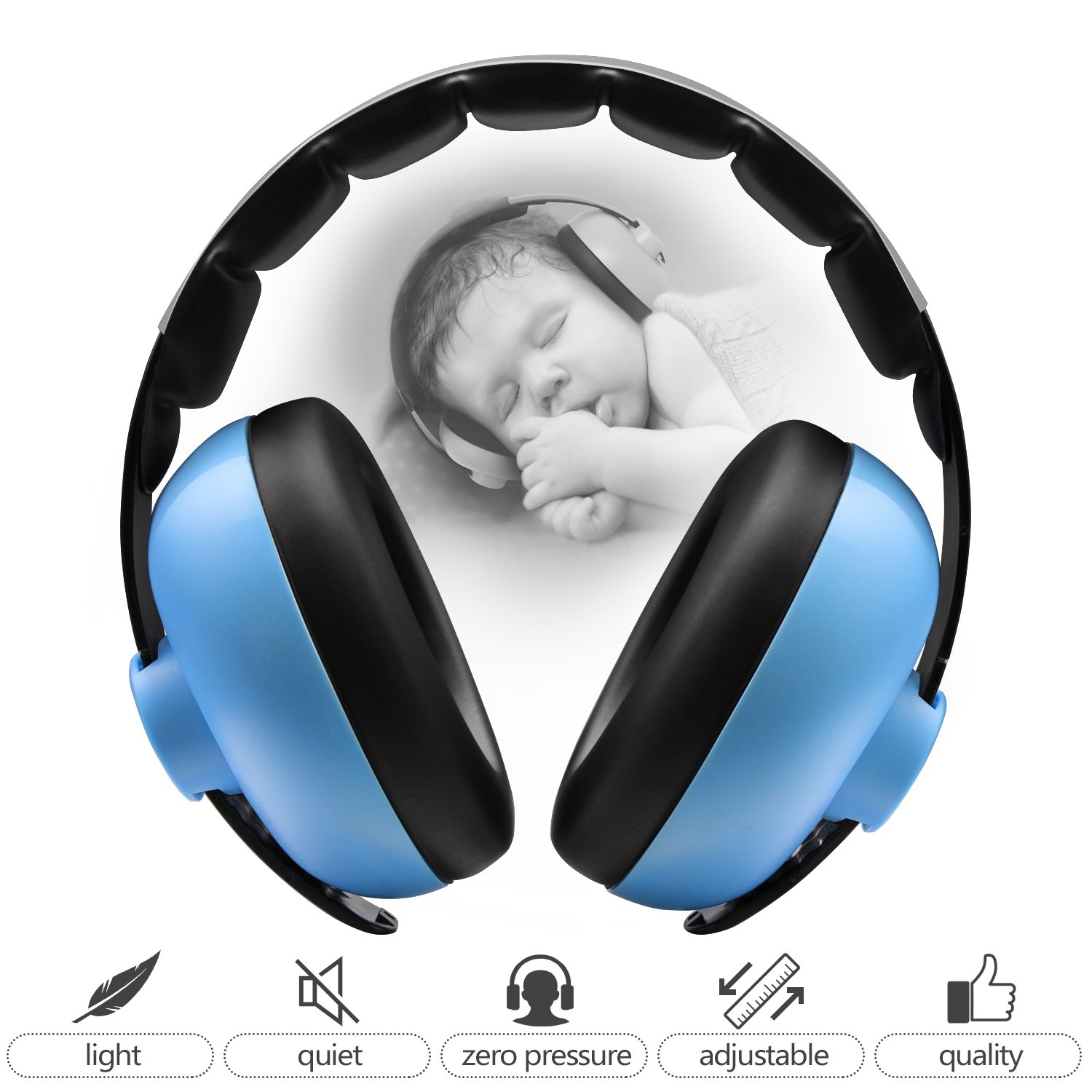 BBTKCARE Baby Ear Protection Noise Cancelling HeadPhones for Babies for