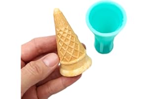 Mini cone silicone mold fake food making mold, candle making mold, resin ice cream cone mold, wax melts mold, pottery mold po