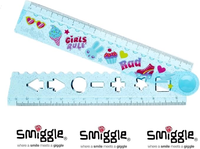 Smiggle cute and fun Silicone Fold Ruler form Maxmilli Gift Collections