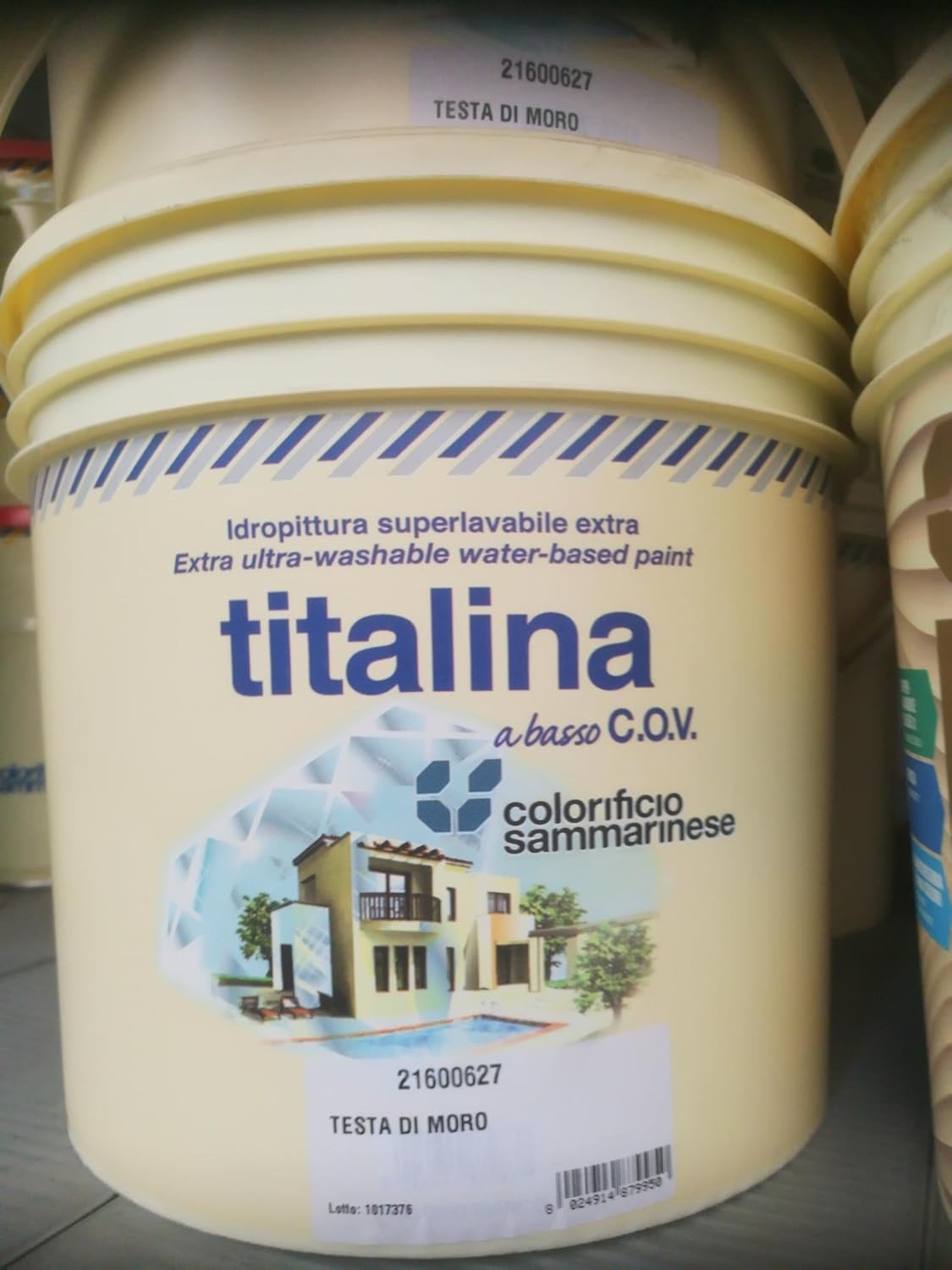 Titalina 5 Lt Idropittura Superlavabile Extra Colore Testa