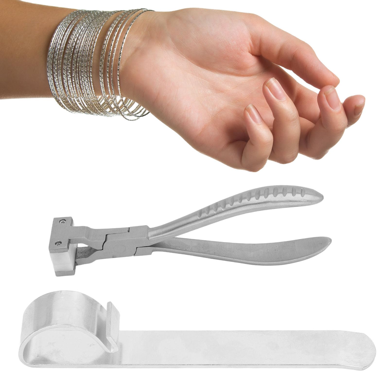 Topyond Bracelet Bender, Manual Plier Bender Machine, Stainless Steel Bend Plier Leverage Tool, Jewelry Bending Equipment Accessories for for DIY Enthusiasts and Jewelry Makers