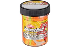 Berkley PowerBait Trout Dough Bait, Tequila Fire, 1.75oz