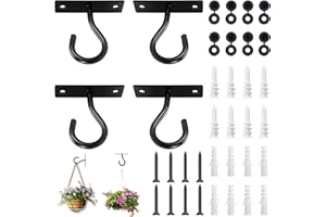 Ceiling Hooks for Hanging Planters, Hanger for Indoor and Outdoor Plant Pots Holder, Wall Hook for Hanging Plant, Flower Bask