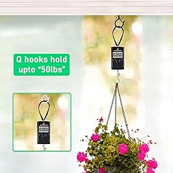 Etoolia 12 Pcs Q Hanger Hooks with Safety
