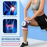 MAYKI Knee Brace for Women Patella Gel Pad 2 Adjustable Straps Breathable view 2