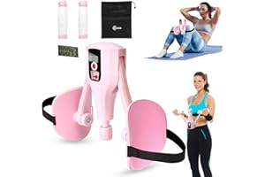 Keria Thigh Master Hip & Pelvic Trainer - Adjustable 0-55lbs Kegel Exerciser with Leg Straps, Handles for Pelvic Floor, Postpartum Rehab, Inner Thigh & Arms Toning