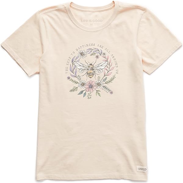 Life Is Good Women's Better with A Poodle Jackie Short Sleeve T-Shirt Crusher-Lite in Cornflower Blue | Size XL | Cotton Life Is Good Women's Better with A Poodle Jackie Short Sleeve T-Shirt Crusher-Lite in Cornflower Blue | Size XL | Cotton