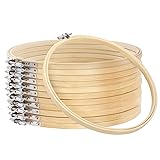 Caydo 12 Pieces 9 Inch Embroidery Hoops
