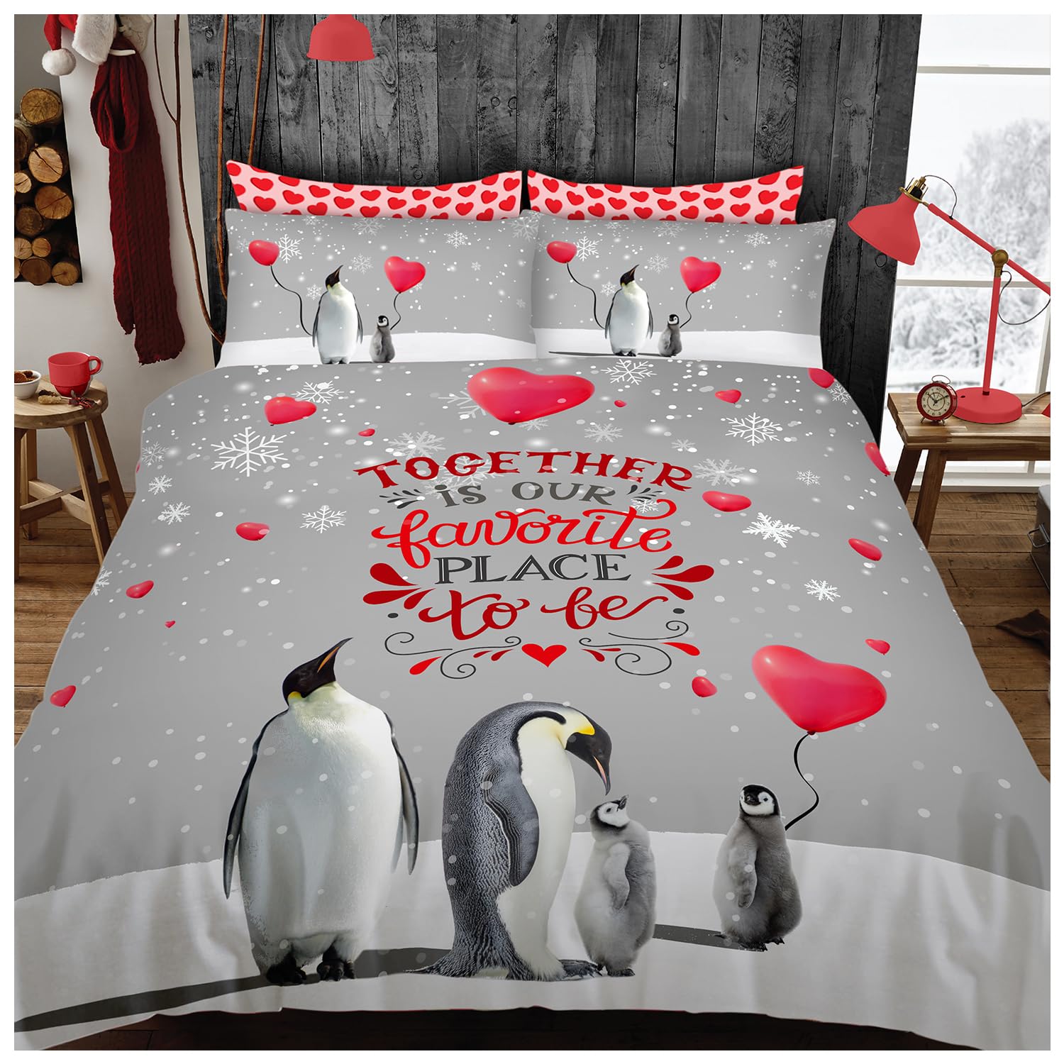 Christmas Duvet Covers Single - Xmas Bedding Sets