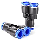 TAILONZ PNEUMATIC Blue Y spliter 3 Ways - 8MM Tube
