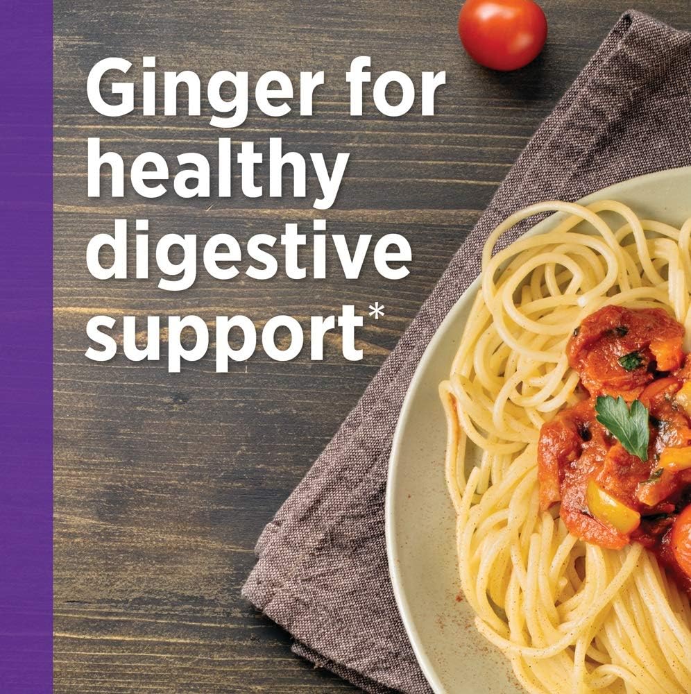 New Chapter Ginger Supplement - Ginger Force with Supercritical Organic Ginger + Non-GMO Ingredients - 60 ct Vegetarian Capsules: Health & Personal Care