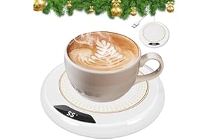Mug Warmer,Coffee Mug Warmer,Electric Coffee Cup Warmer with 3-Temp Settings,Smart Coffee Warmer for Desk Keep Coffee, Bevera