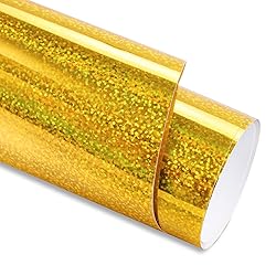 GIRAFVINYL Holographic Gold Vinyl - 12" x6ft Gold