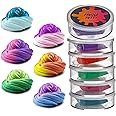 Squeeze Craft Color Changing Frudge Putty Heat Sensitive - Mini Slime Putty - for Sensory and Tactile Stimulation, Event Prizes, Slime Parties, Educational Game, Fidget Toy (12 Pack 0.5 Oz.) (6 Pack)