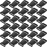 YGDZ 1 Inch Buckles, 30 Pack Plastic Quick Release