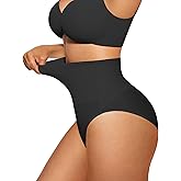 FeelinGirl Tummy Control Underwear for Women Mid-Waisted Stomach Shapewear for Women Seamless Body Shaper Panties
