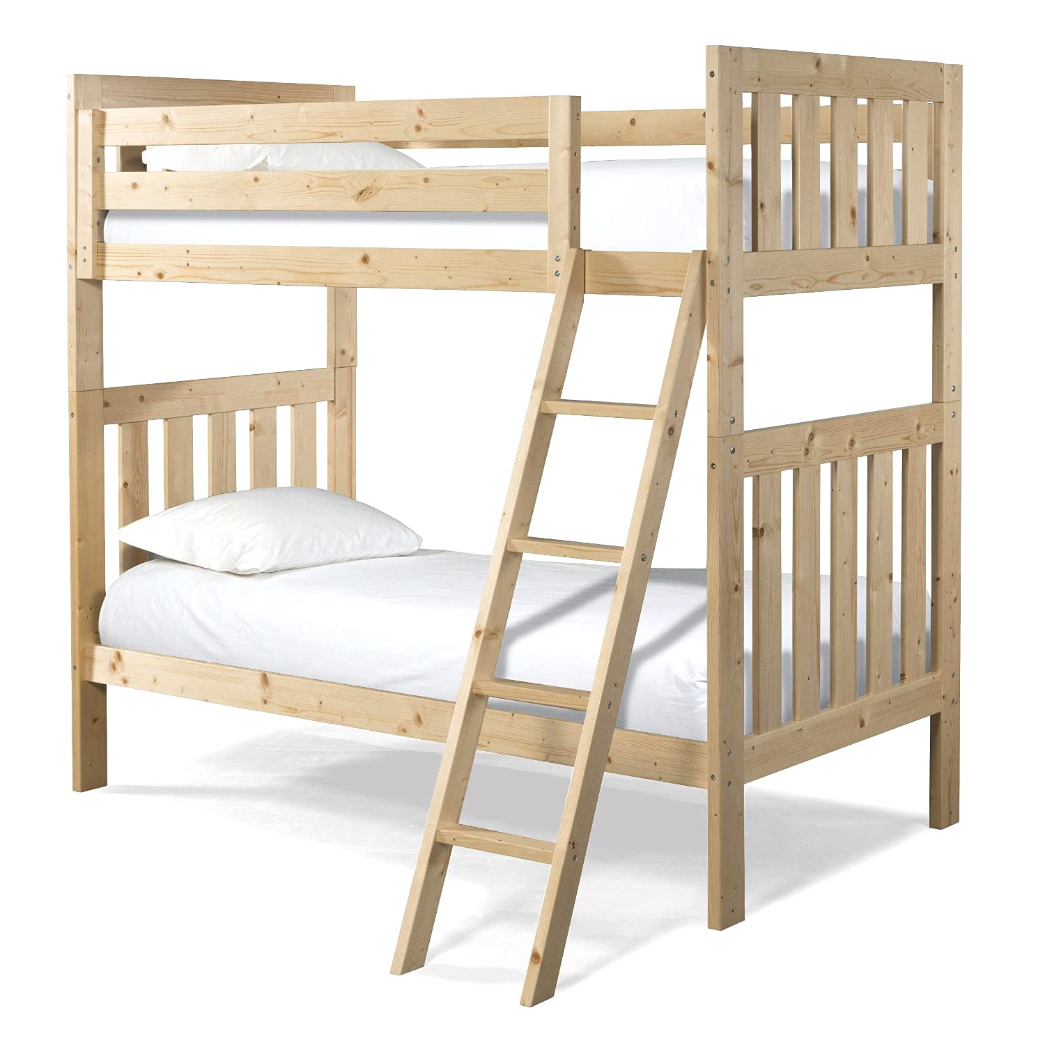 Bunk Bed 200TC 100% Egyptian Cotton Bunk Bed Fitted Sheet 2ft 6" (76cmx191cm) Caravan Campervan - Small Single Bed (Bunk Bed Fitted Sheet, White)