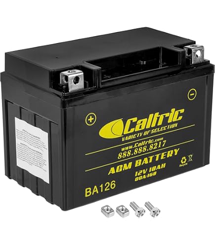 AKIページ Amazon.com: Caltric Agm Battery Compatible with Kawasaki Ninja 650