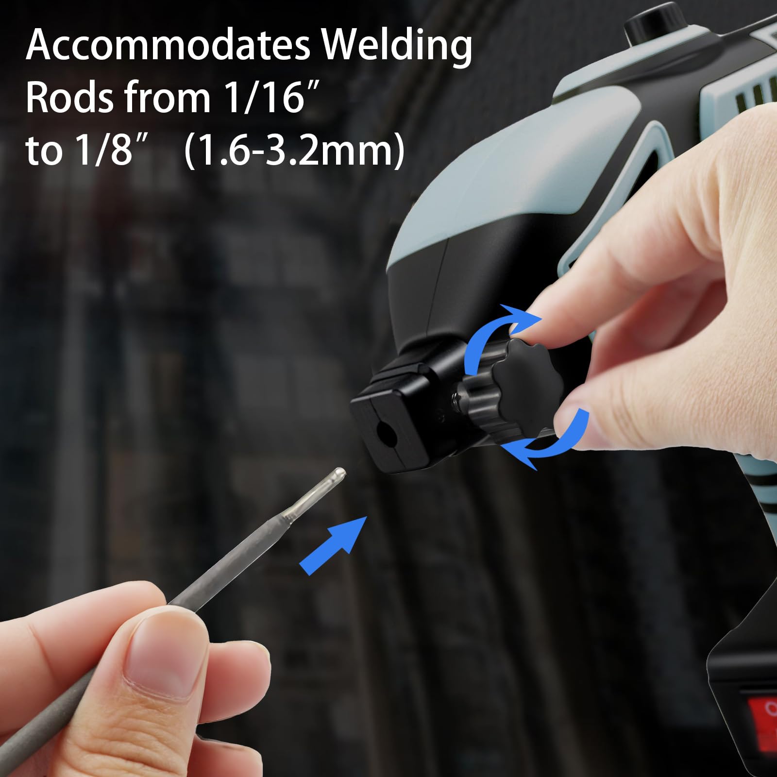 Purplemaple Portable Hand held Welding Machine for Metal, 20-120A 110V Electric Welding Machine with IGBT Inverter 5 Variable Current Adjustment, ARC Welder Gun, With 20 Pcs 3/32