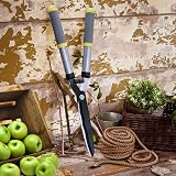 Colwelt 53cm Hedge Shears Carbon Steel Blades Ergonomic Handles view 7