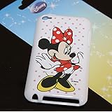 WirelessMobile; iPod Touch 4 Case - [Pink Polka Dot Minnie Mouse] Soft Silicone Skin Cover TPU Protector Shield For Apple iPod Touch 4 only
