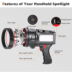Vanvale Superbright Handheld LED Spotlight