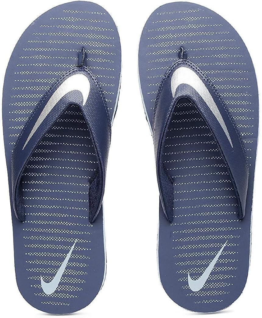 nike slippers navy blue
