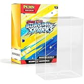 12 Pack Booster Bundle Case for Prismatic Evolutions /Journey Together /Destined Rivals Booster Bundle - Rigid PET Protector , Dust-Proof &amp; Crush-Resistant Clear Display(Box Not Included)