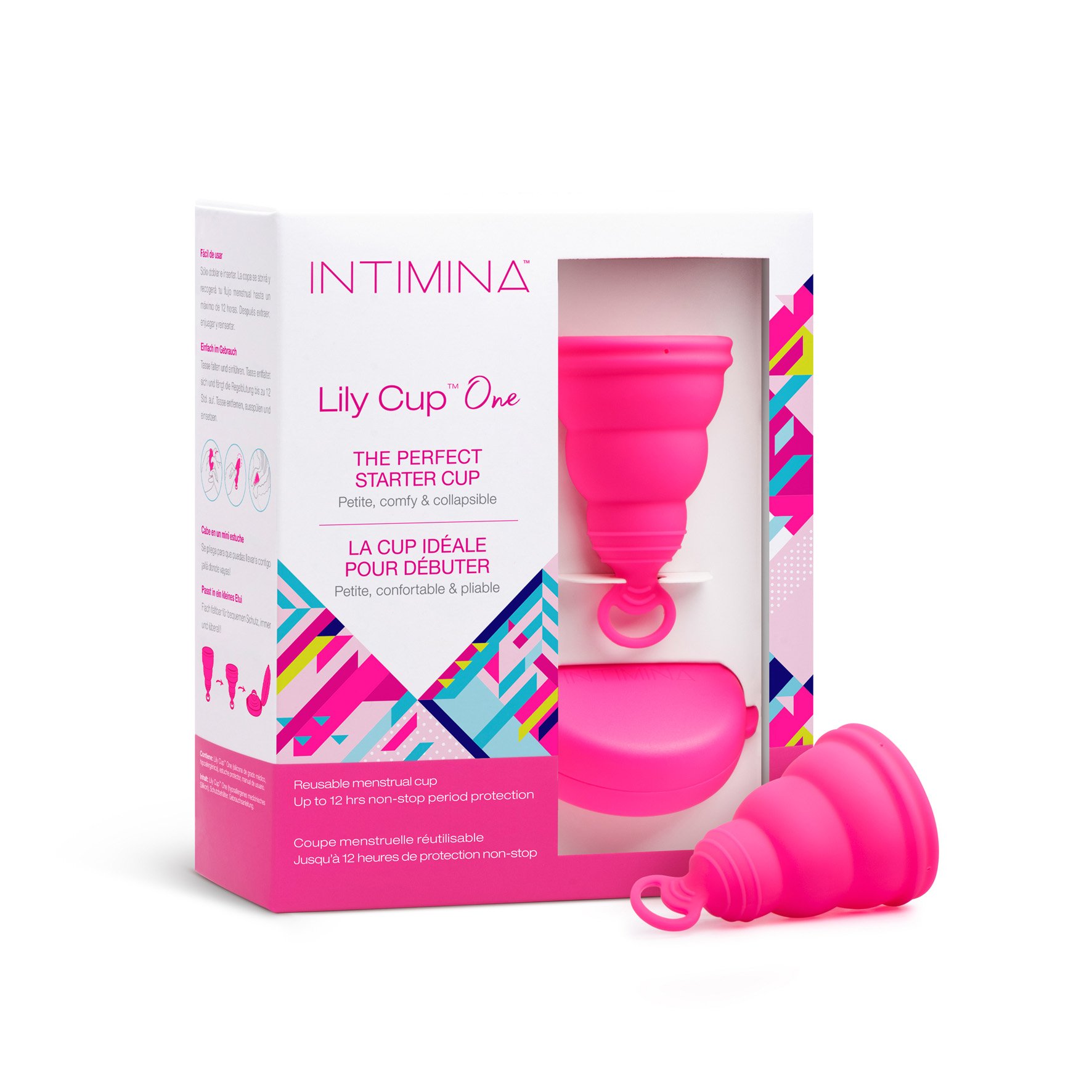 Intimina Lily Cup One The Collapsible Menstrual Cup for Beginners, Teen Menstrual Cup, First