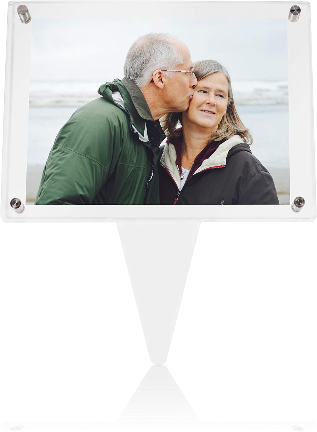 SimpleView 5x7 Waterproof Picture Frame | Memorial Gifts | Cemetery Decorations for Grave | Grave Decorations for Cemetery | Picture Frames | Sympathy Gift