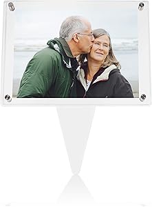 SimpleView 5x7 Waterproof Picture Frame | Memorial Gifts | Cemetery Decorations for Grave | Grave Decorations for Cemetery | Picture Frames | Sympathy Gift