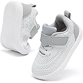 MORENDL Toddler Sneakers Baby Boys & Girls Barefoot Shoes Lightweight Breathable Walking Running Tennis Athletic Sport Shoes