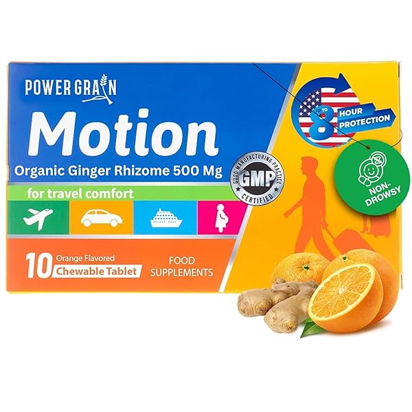 POWER GRAIN TRAVEL AND MOTION SICKNESS TABLETS –...