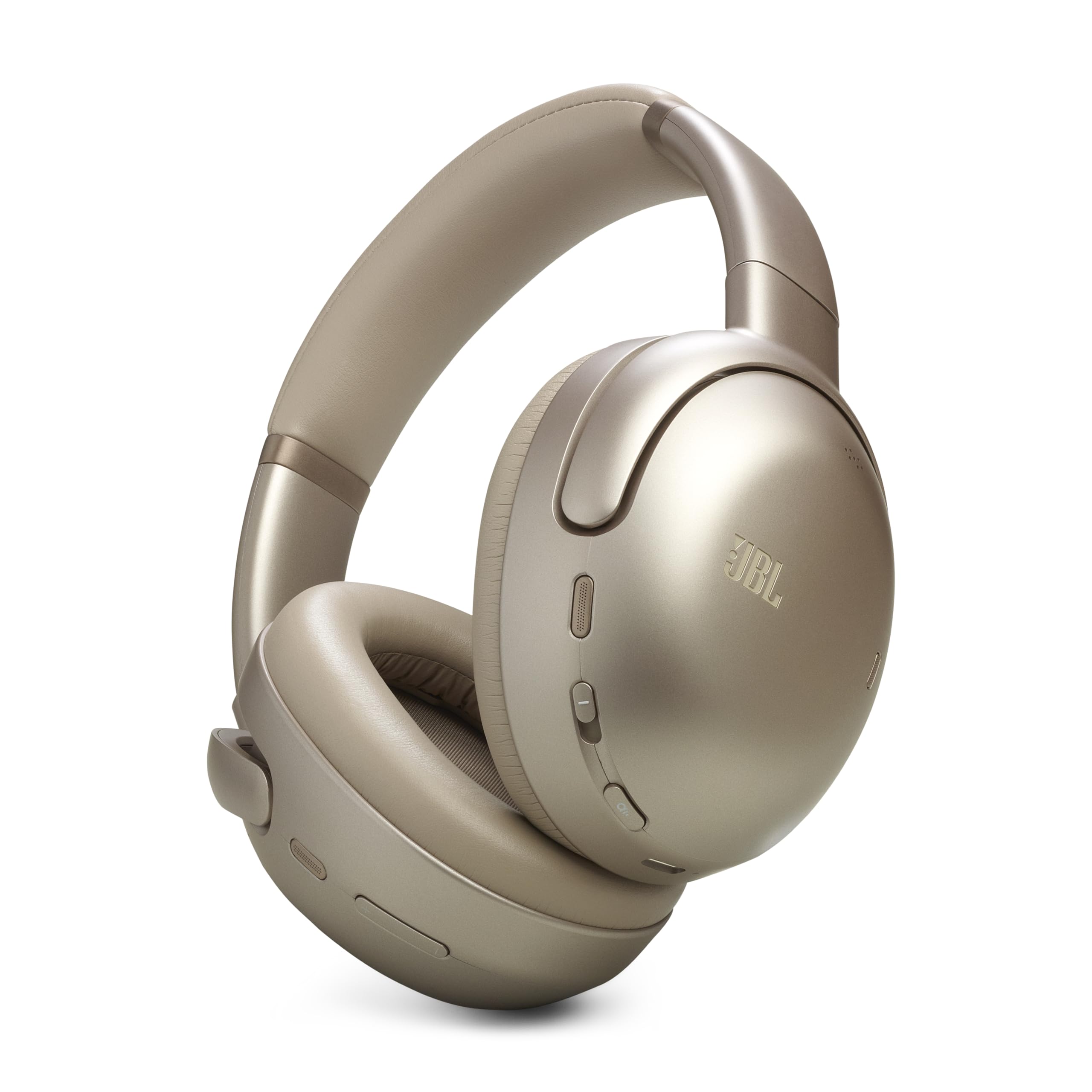 JBL Tour One M3, kabellose Over-Ear Bluetooth Kopfhörer, True Adaptive Noise-Cancelling, 70 Stunden Spielzeit, komfortablel, Spatial 360 Sound mit Kopfhörer-Tracking, USB-C kompatibel, Latte