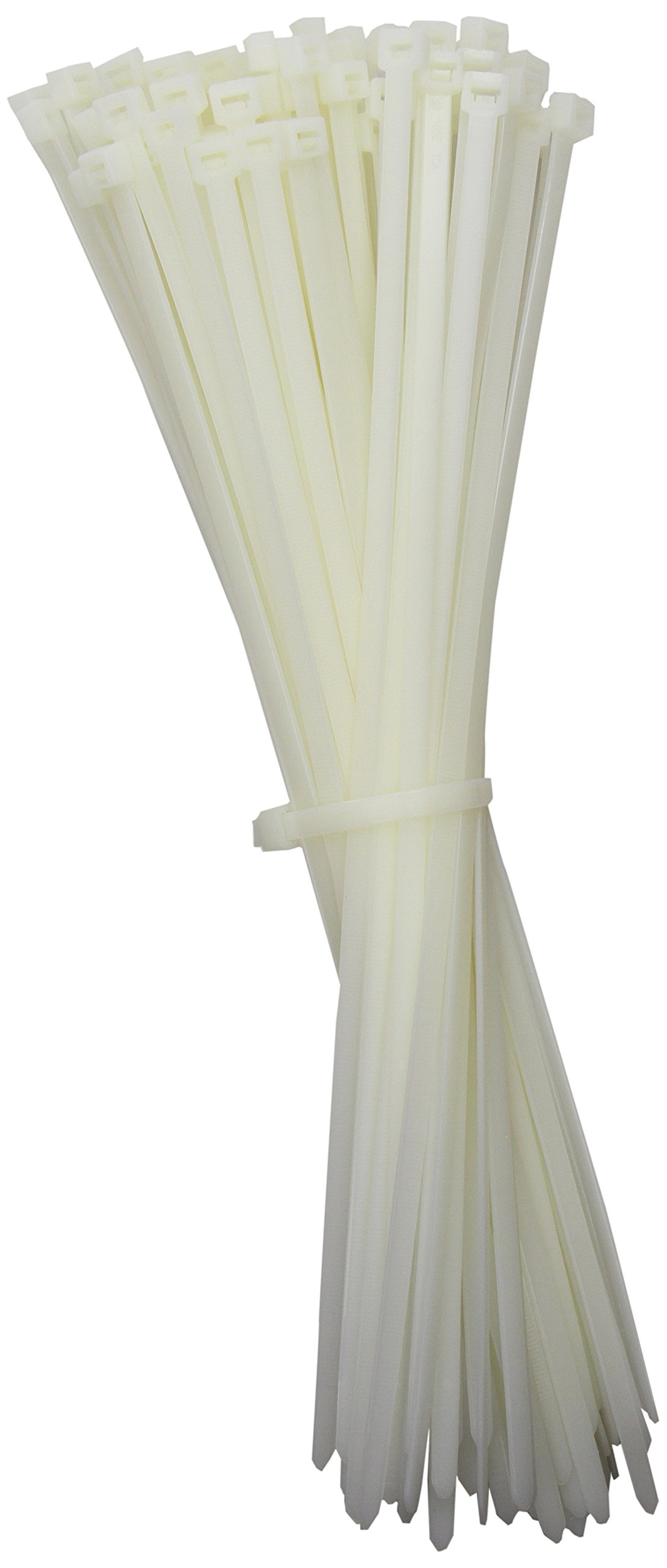 Connect 30288 Hellermann Natural Cable Tie 380mm x 7.6mm T120R 100pc