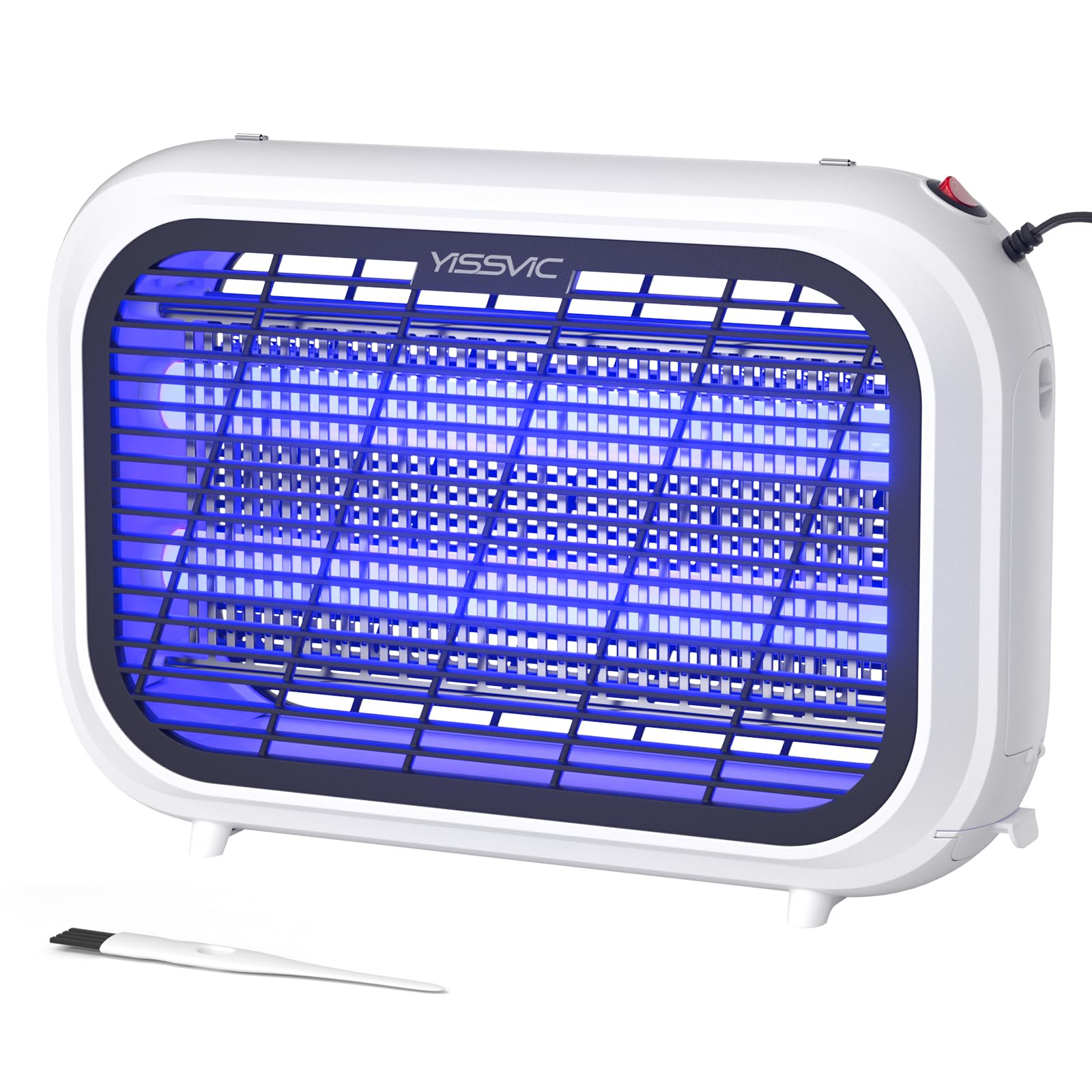 Photo 1 of YISSVIC 20W Indoor Bug Zapper Electric Fruit Fly Traps for Indoors Mosquito Zapper Electric Fly Zapper Moth Gnat Insect Killer for Home Office Garage Kitchen Dining Living Room (White)