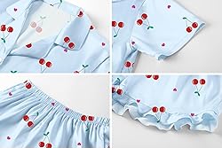 Umeyda Girls Satin Silky Collar V Neck Ruffle Short