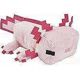Minecraft Plush 8" Basic Plush Character, Officially Licensed Soft Cuddly Collectible Set (Axolotl)