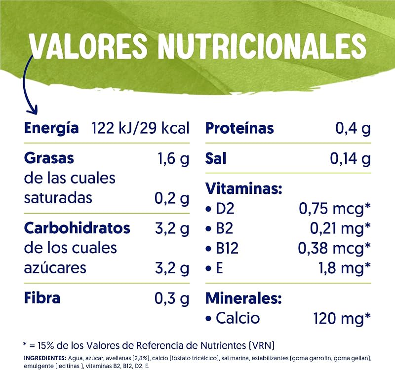 Alpro Avelã Bebida Vegetal 8x1L