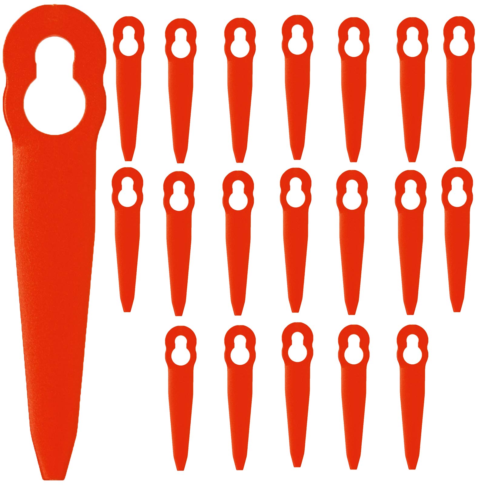 SPARES2GO Plastic Blades Compatible with STIHL FSA 45 Cordless Grass Trimmer Strimmer (Pack of 20)