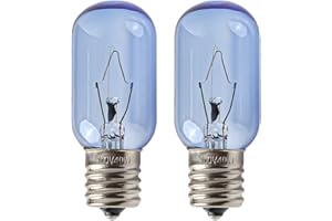 Seentech 297048600 241552802 Refrigerator Light Bulb 40W T8 E17 for Frigidaire Kenmore Whirlpool KitchenAid Electrolux - Replace 241552802 AP3770086 AP3867287 AH976993 EA1149215 (Pack 2)