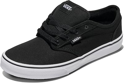Atwood Sneaker Mixte Enfant, Canvas Black White, 36.5 EU